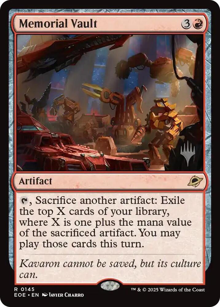 Memorial Vault card image