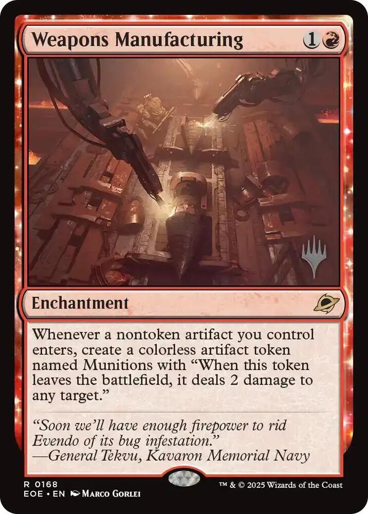 Weapons Manufacturing card image