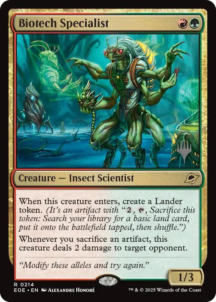 Biotech Specialist card image