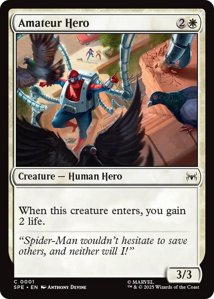 Amateur Hero card image