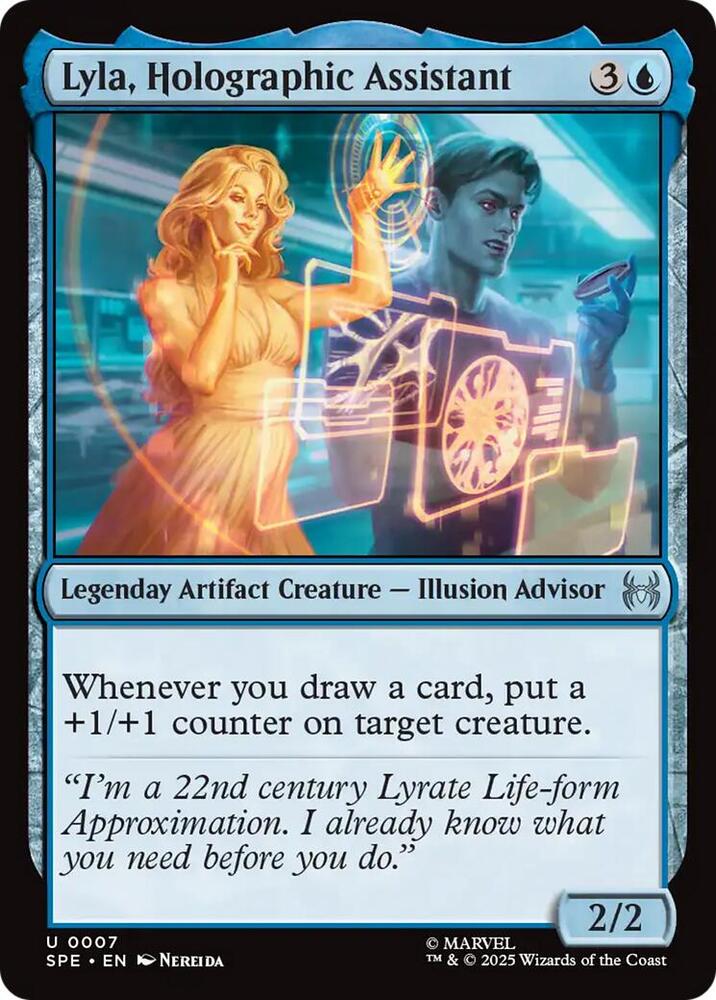 Lyla, Holographic Assistant card image