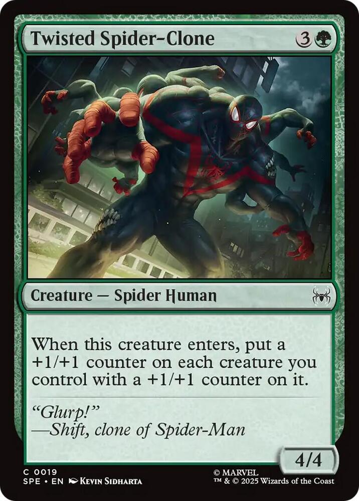 Twisted Spider-Clone card image