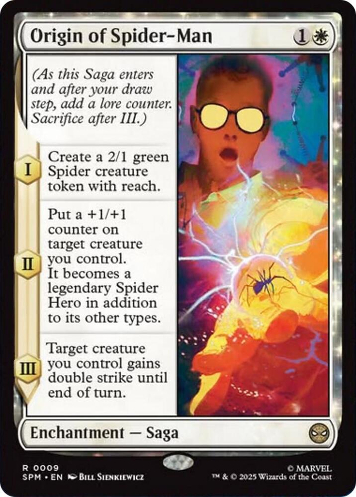 Origin of Spider-Man card image