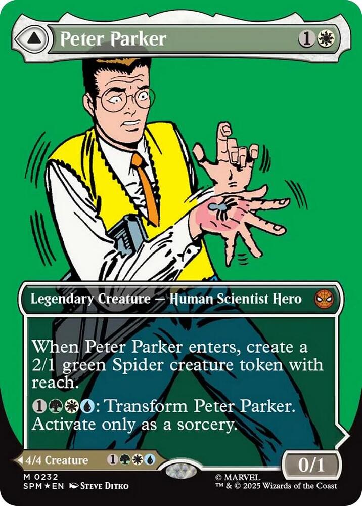 Peter Parker (0232) (Borderless) card image