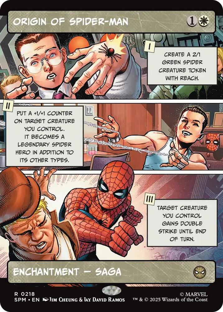Origin of Spider-Man (Borderless) card image
