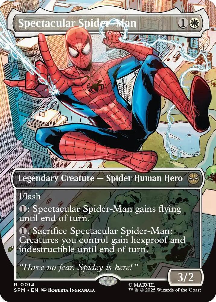 Spectacular Spider-Man (Borderless) card image