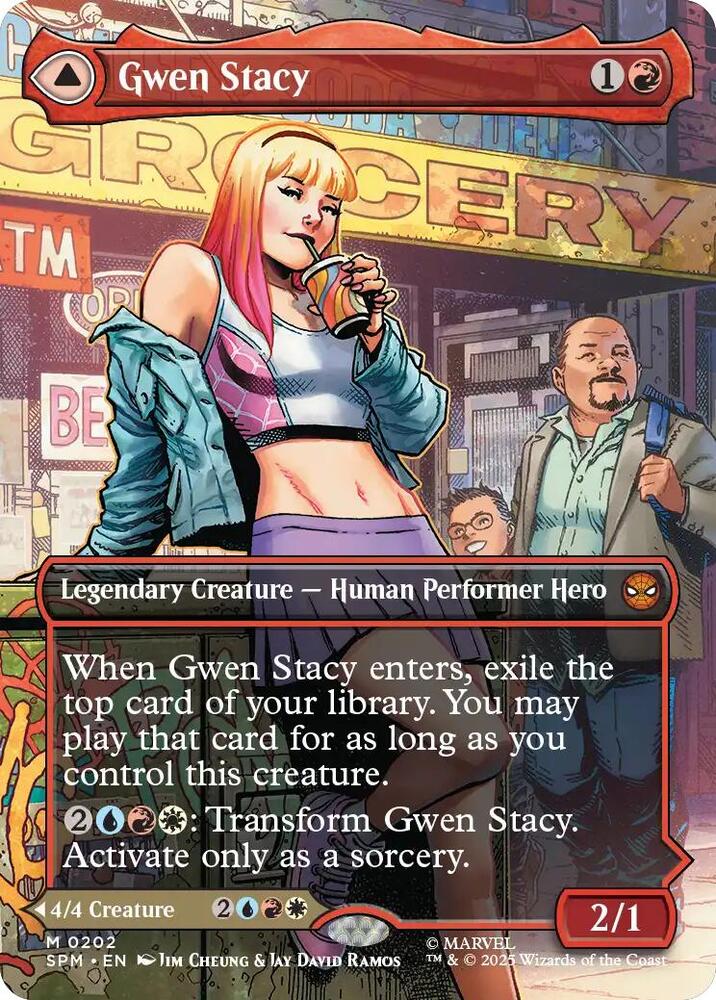 Gwen Stacy (0202) (Borderless) card image