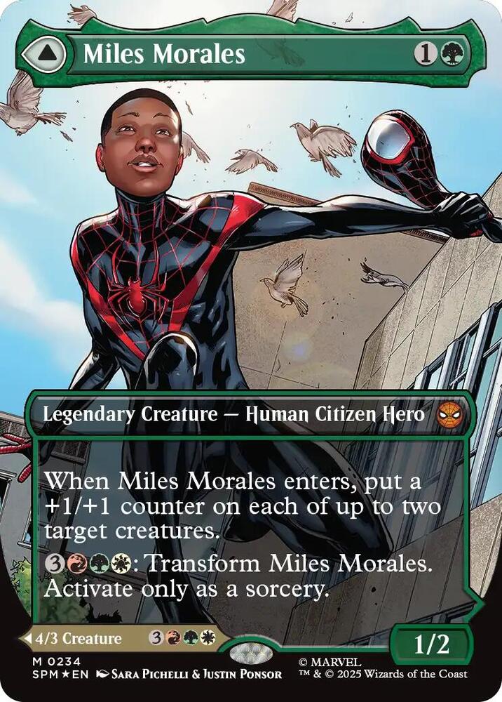 Miles Morales (0234) (Borderless) card image