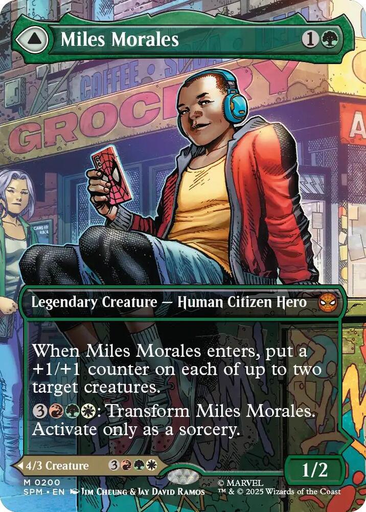 Miles Morales (0200) (Borderless) card image