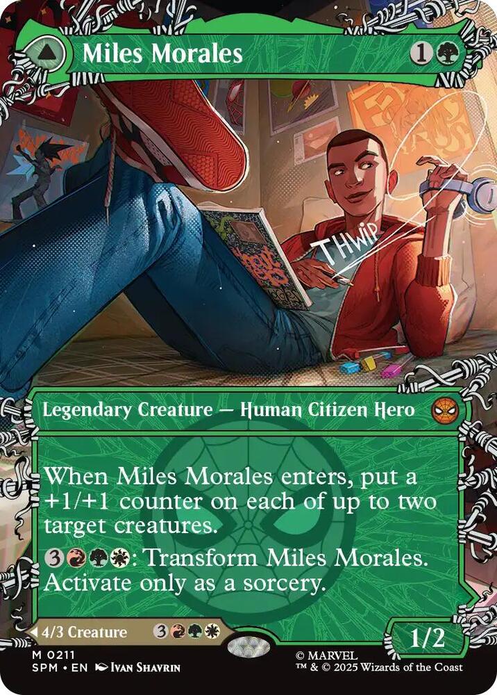 Miles Morales (0211) (Borderless) card image