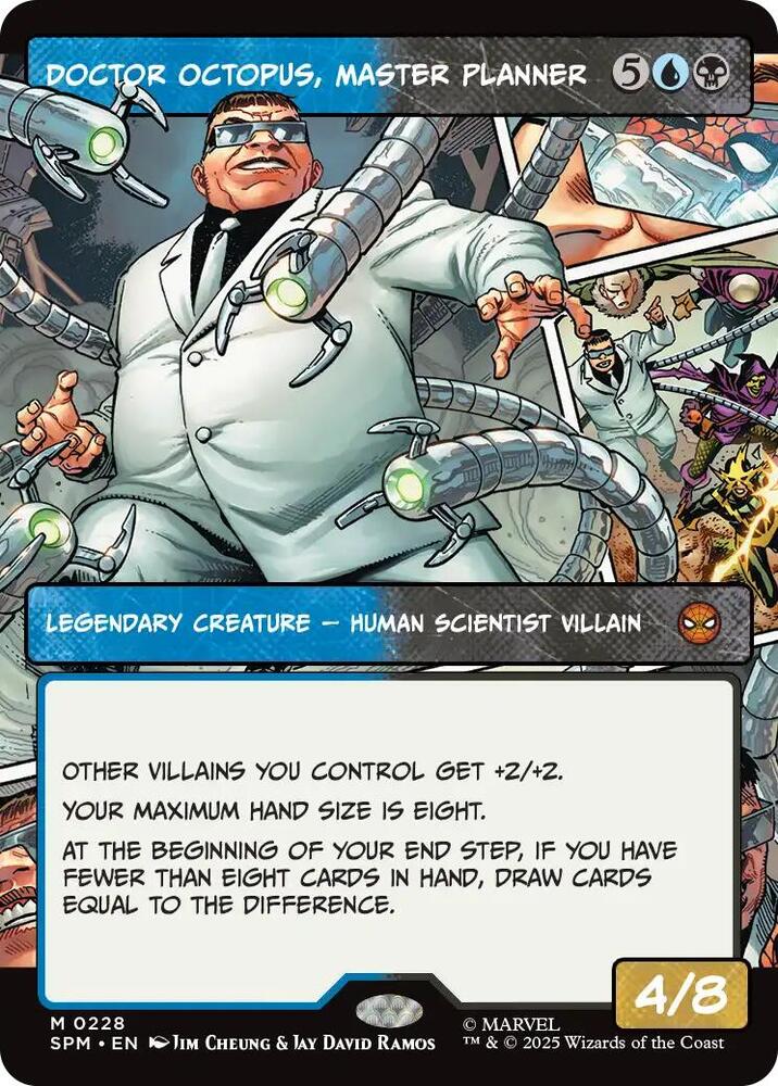 Doctor Octopus, Master Planner (Borderless) card image