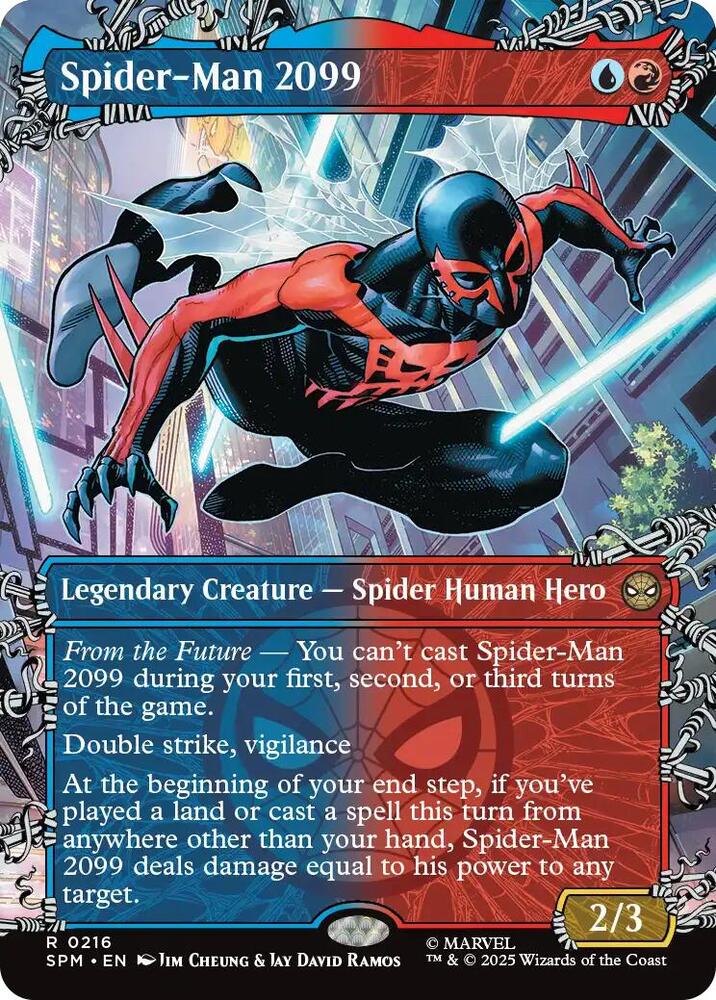 Spider-Man 2099 (0216) (Borderless) card image