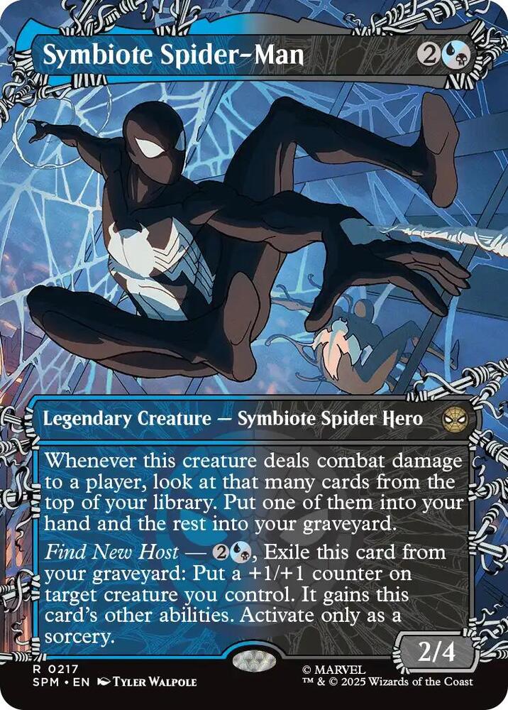 Symbiote Spider-Man (Borderless) card image