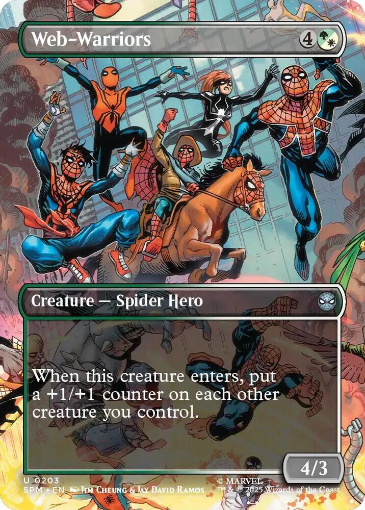 Web-Warriors (Borderless) card image