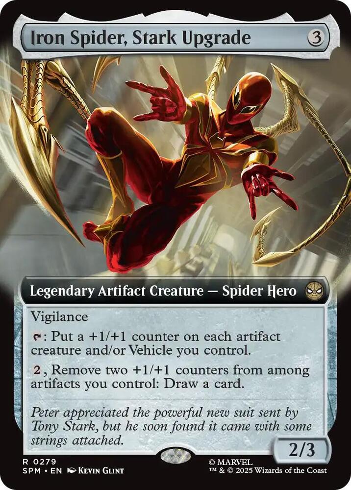 Iron Spider, Stark Upgrade (Extended Art) card image