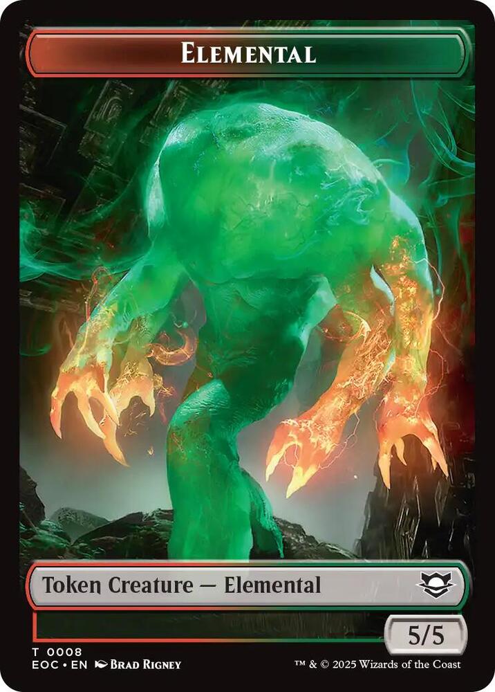 Elemental (0008) // Gnome Double-Sided Token card image