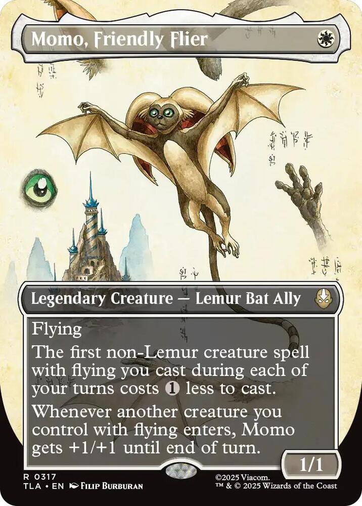 Momo, Friendly Flier (Borderless) card image