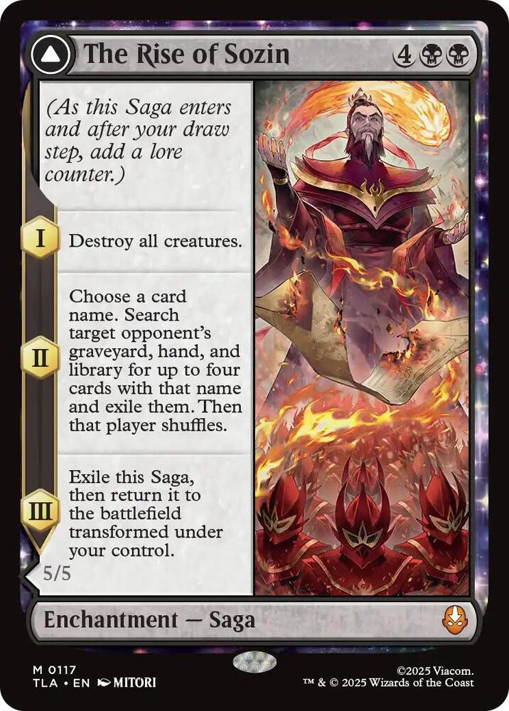 The Rise of Sozin card image