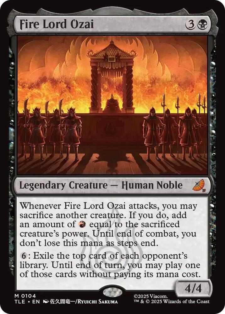Fire Lord Ozai card image