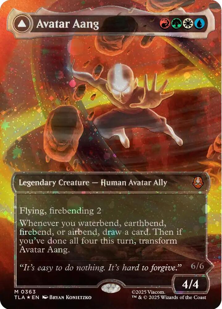 Avatar Aang (Raised Foil) card image