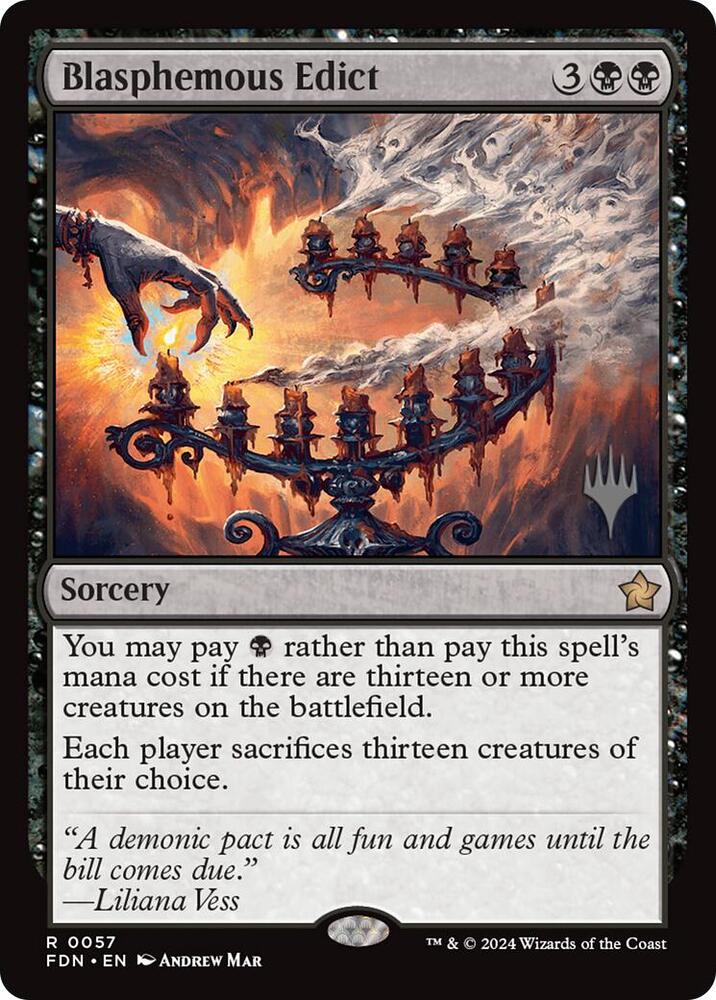 Blasphemous Edict card image