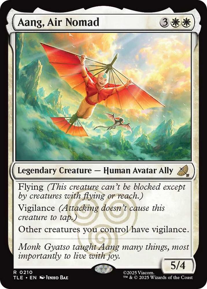 Aang, Air Nomad (0210) card image