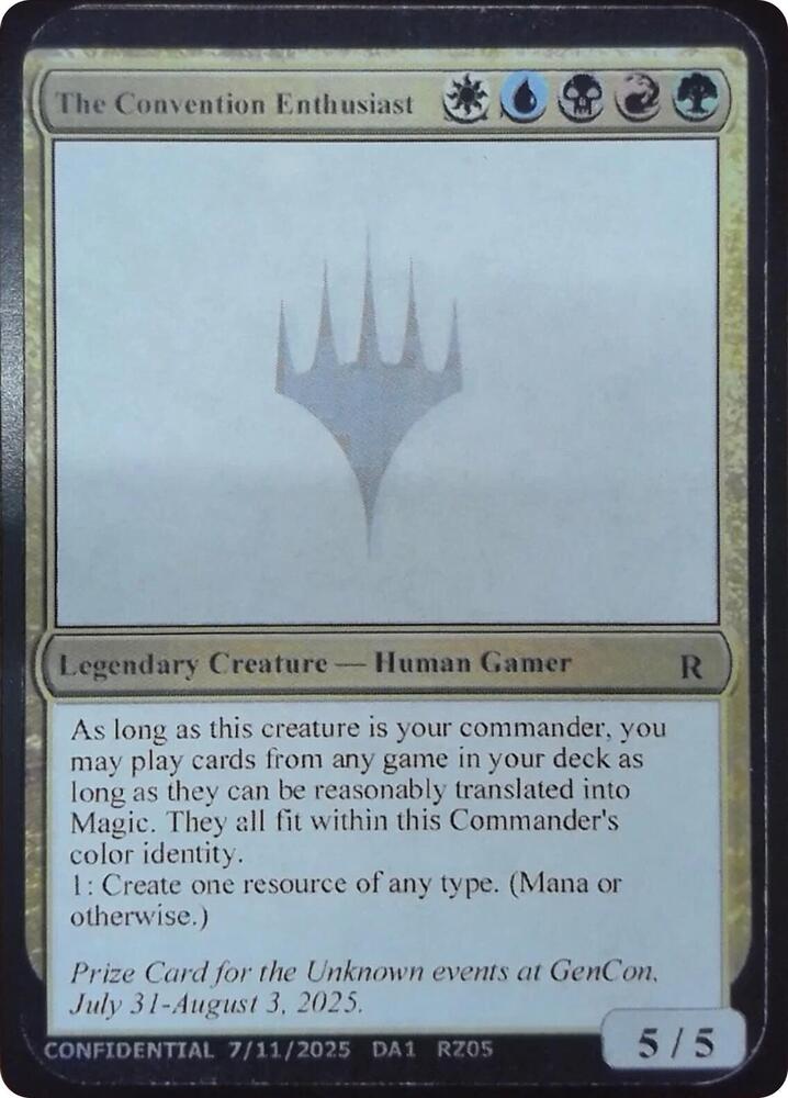 The Convention Enthusiast card image