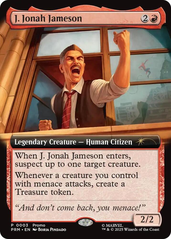 J. Jonah Jameson (Extended Art) card image