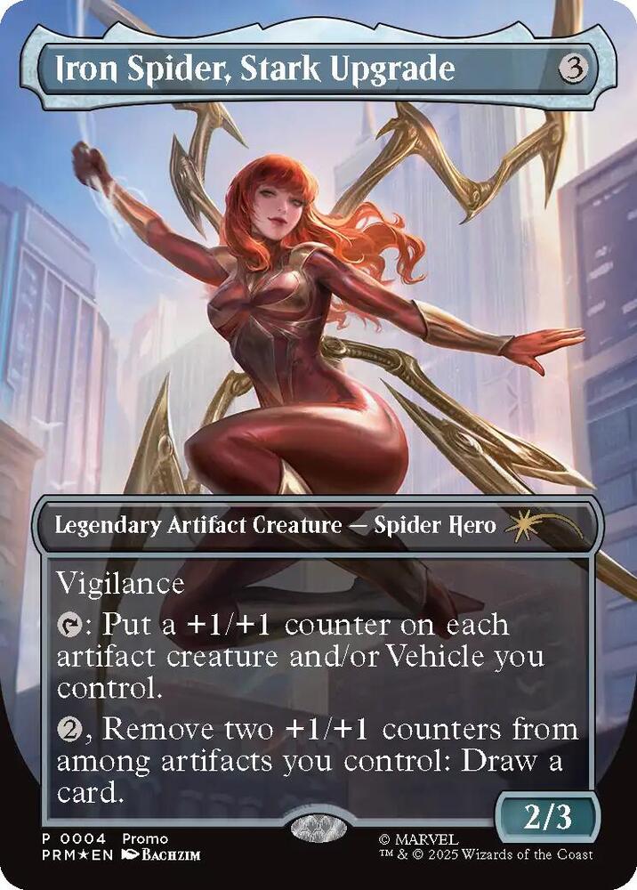 Iron Spider, Stark Upgrade (Borderless) card image