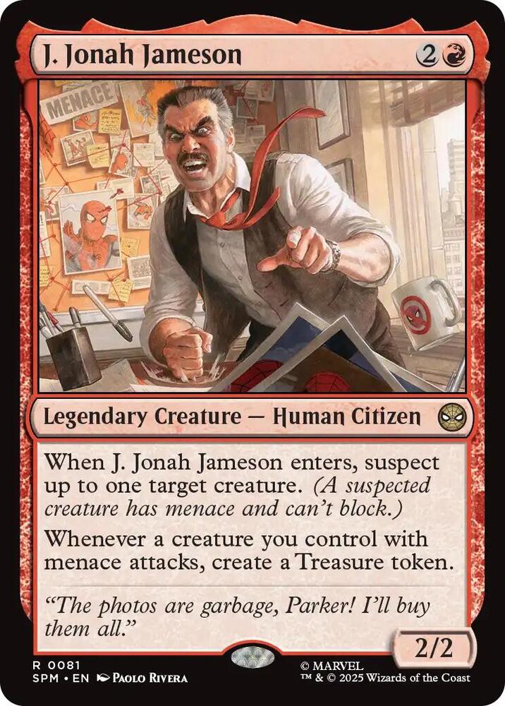 J. Jonah Jameson card image