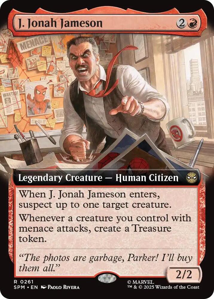 J. Jonah Jameson (Extended Art) card image