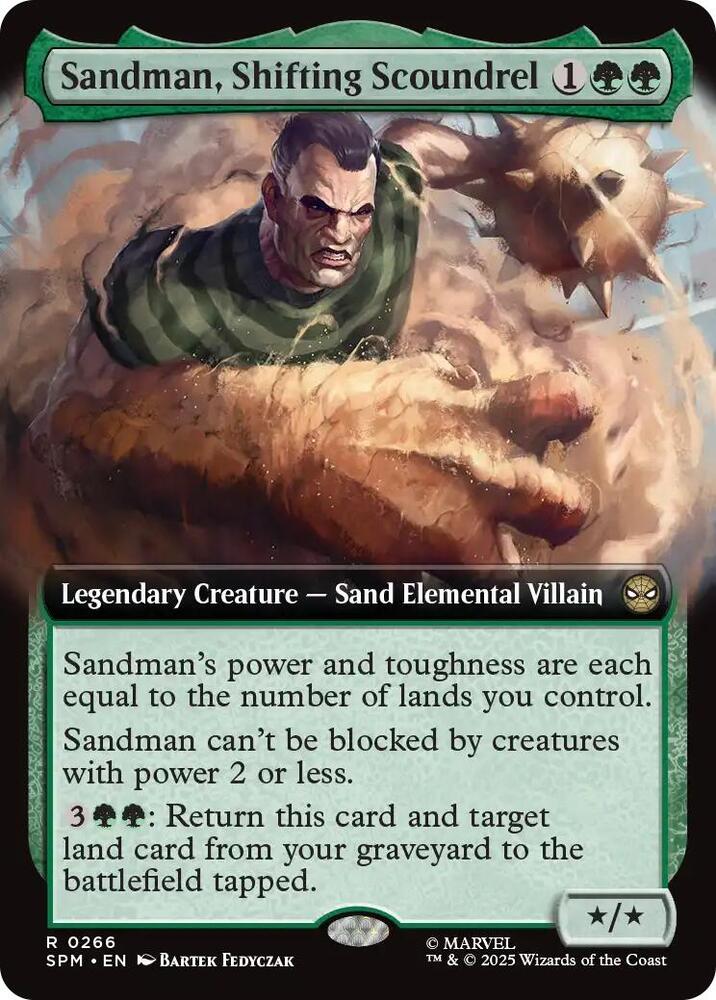 Sandman, Shifting Scoundrel (Extended Art) card image