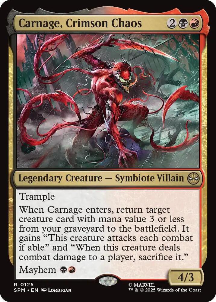 Carnage, Crimson Chaos card image