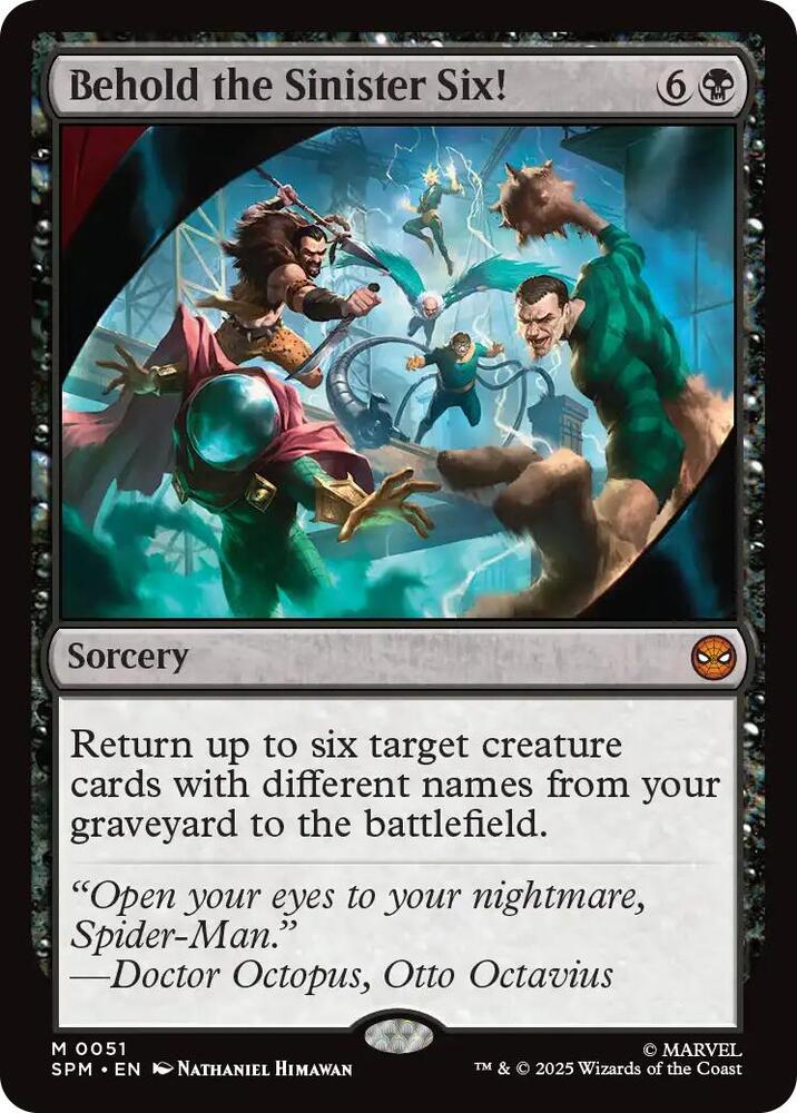 Behold the Sinister Six! card image