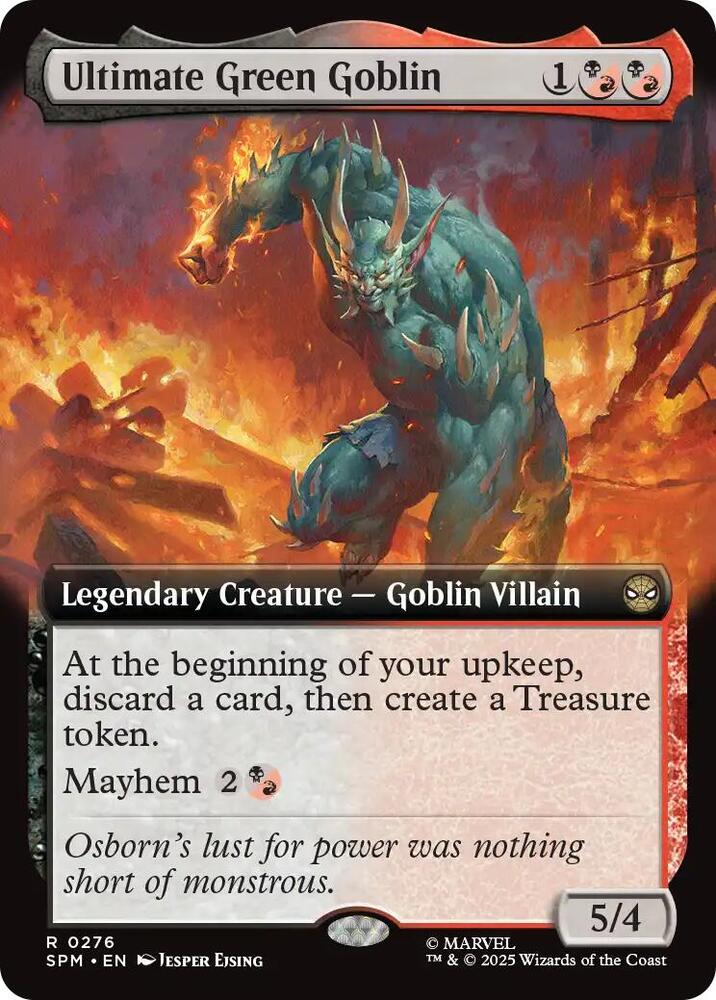 Ultimate Green Goblin (Extended Art) card image