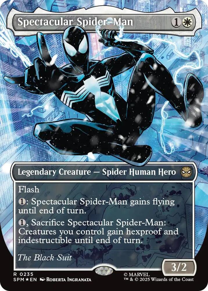 Spectacular Spider-Man (0235) (Borderless) (Textured Foil) card image