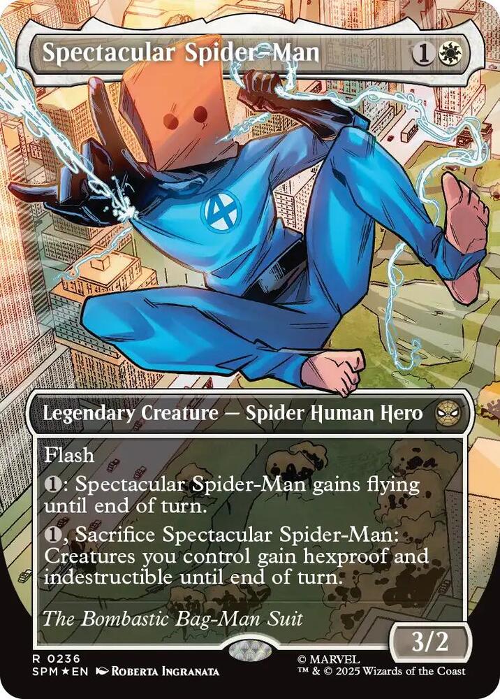 Spectacular Spider-Man (0236) (Borderless) (Textured Foil) card image