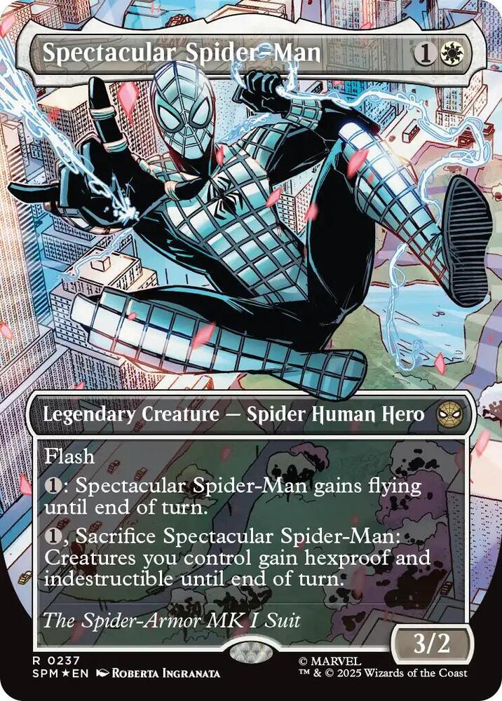 Spectacular Spider-Man (0237) (Borderless) (Textured Foil) card image