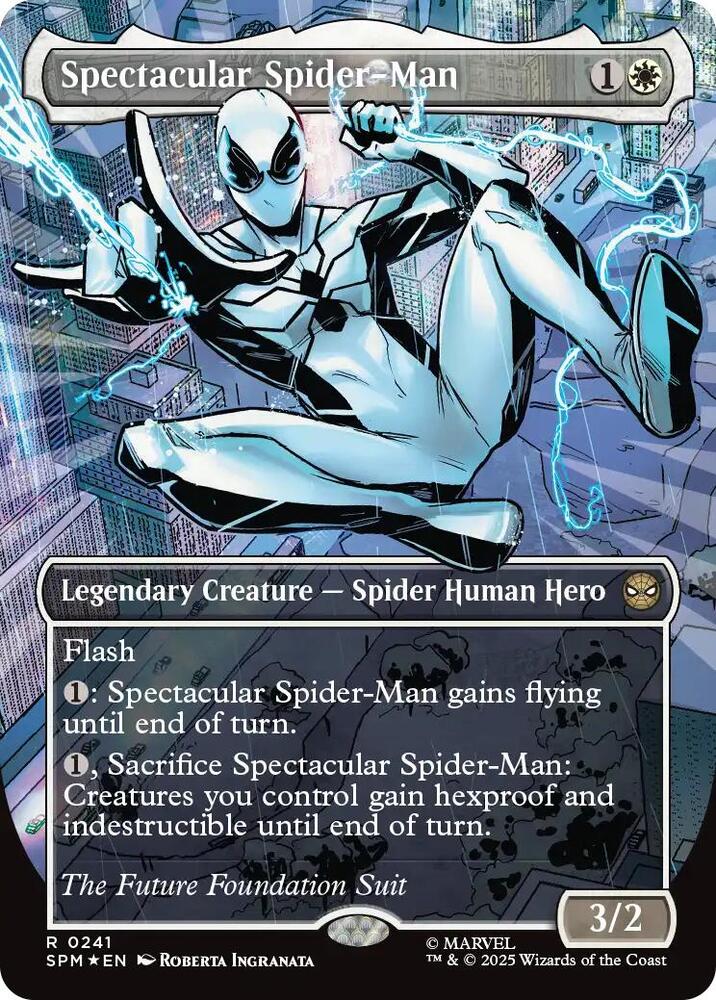 Spectacular Spider-Man (0241) (Borderless) (Textured Foil) card image