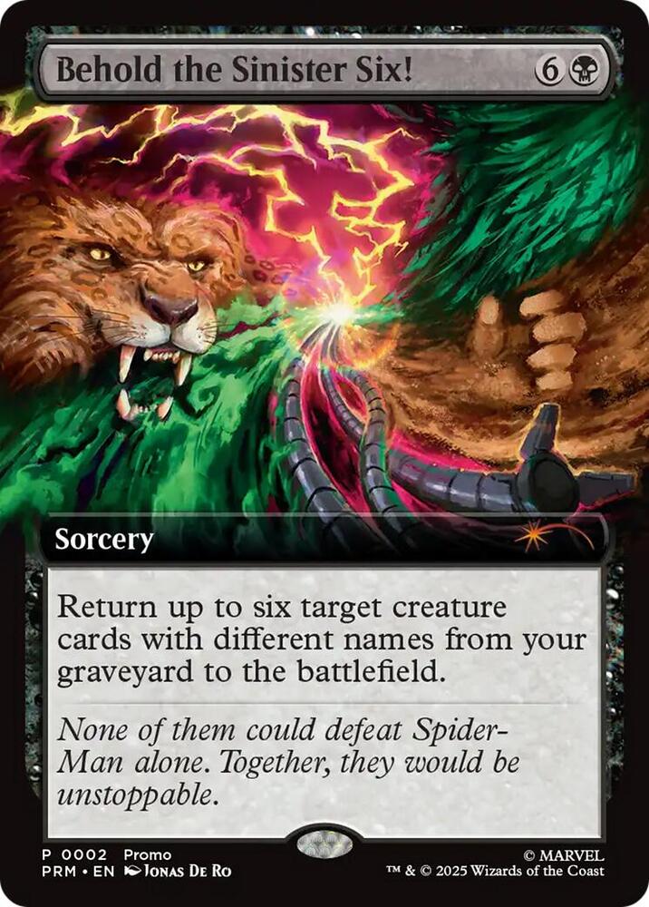 Behold the Sinister Six! card image