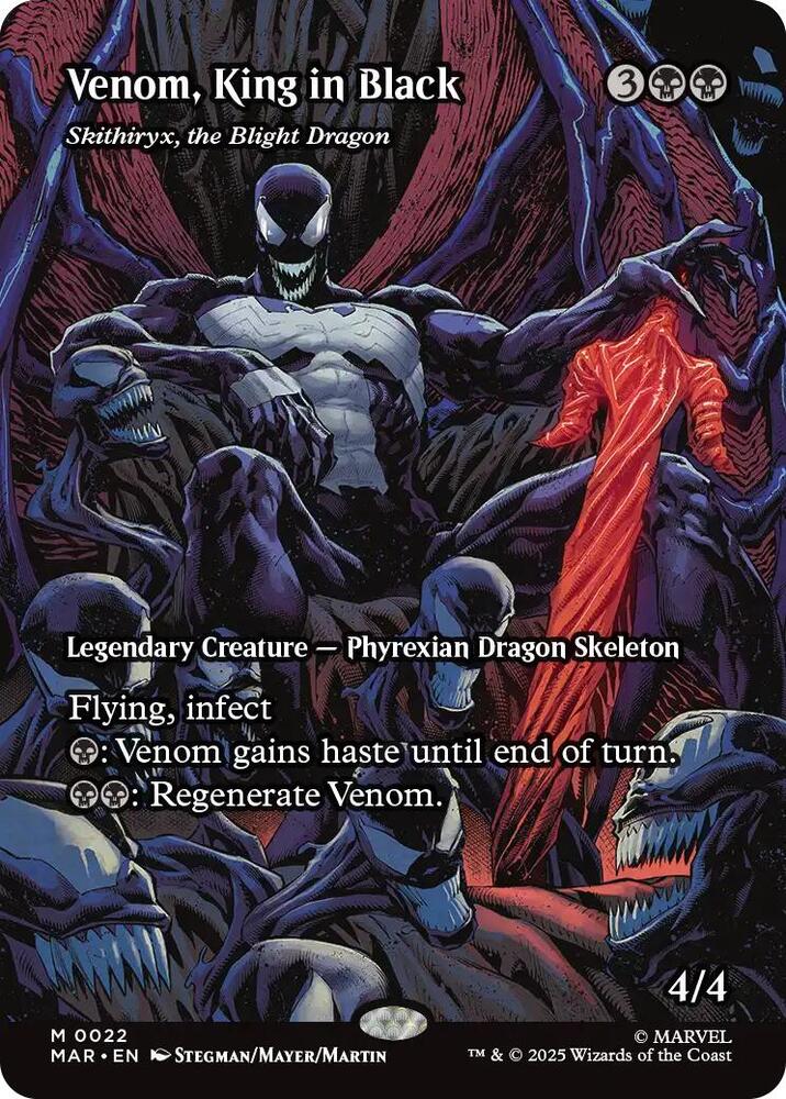 Venom, King in Black - Skithiryx, the Blight Dragon (Borderless) card image