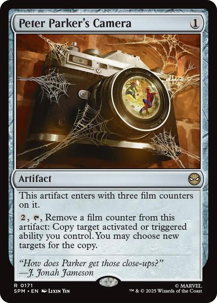 Peter Parker's Camera card image
