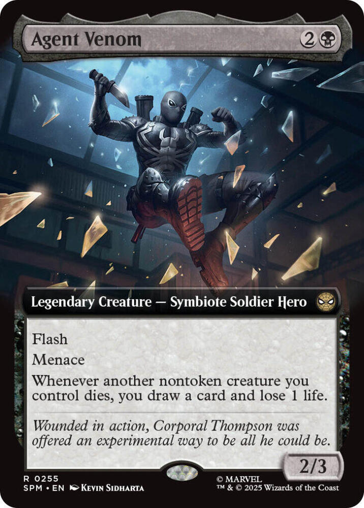 Agent Venom (Extended Art) card image