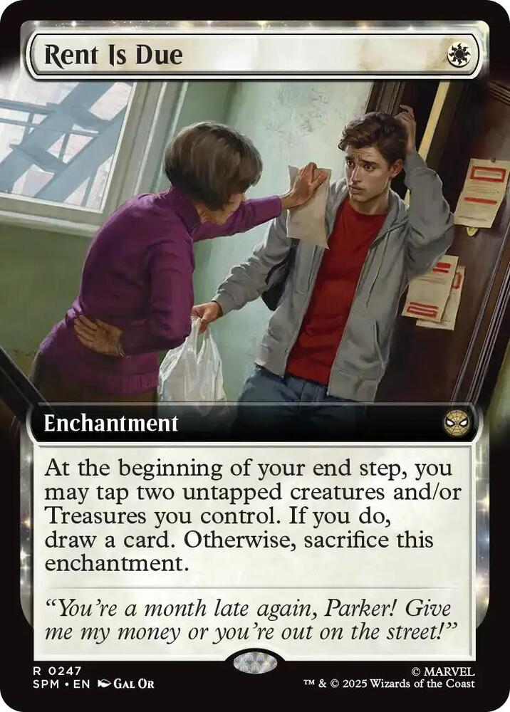 Rent Is Due (Extended Art) card image