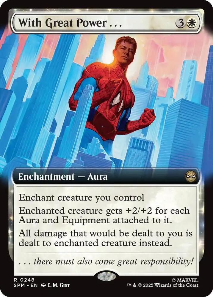With Great Power... (Extended Art) card image