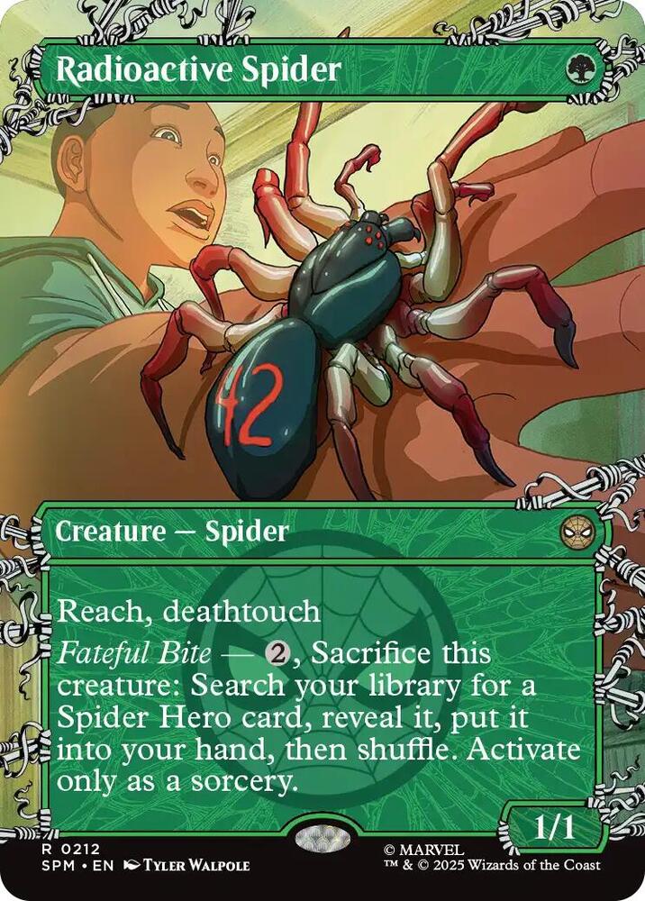Radioactive Spider (Borderless) card image