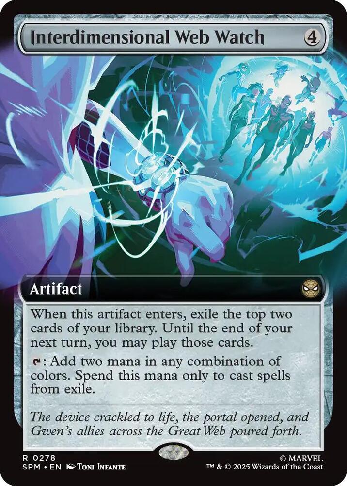 Interdimensional Web Watch (Extended Art) card image