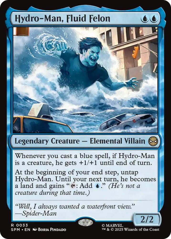 Hydro-Man, Fluid Felon card image
