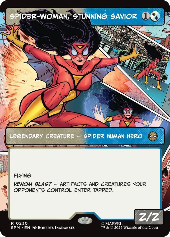 Spider-Woman, Stunning Savior (Borderless) card image