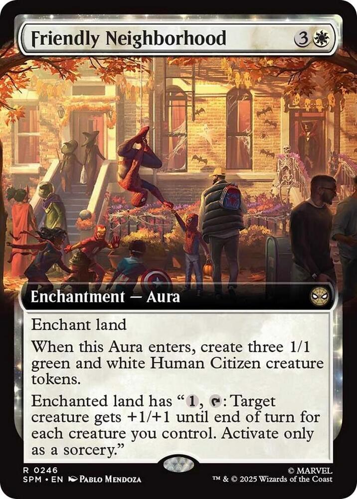 Friendly Neighborhood (Extended Art) card image